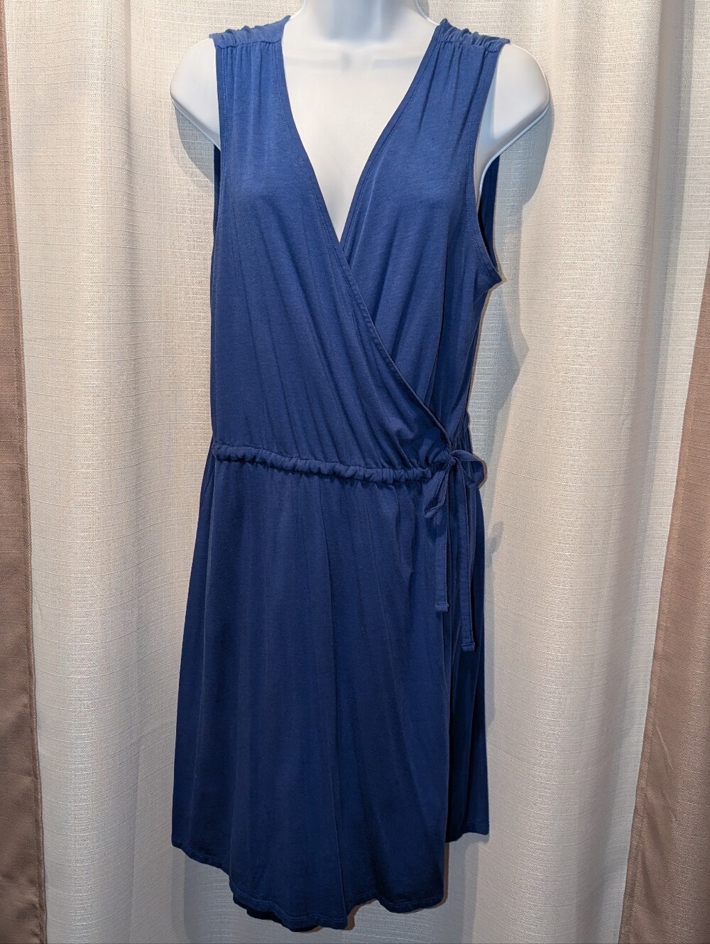 The North Face Deep Blue Wrap-Style Sleeveless Dress